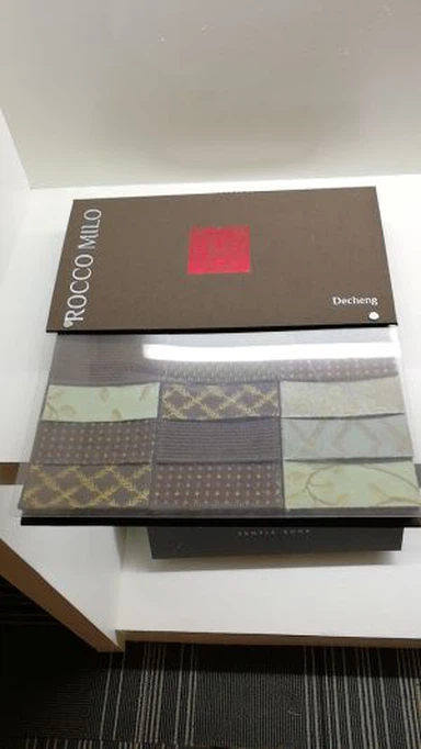 Книга образцов огнестойкой ткани для штор